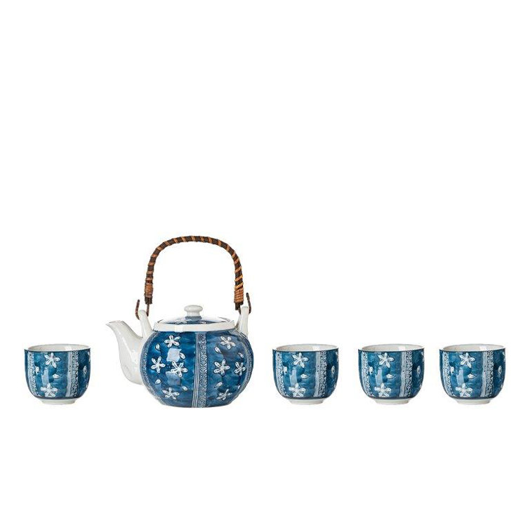 Winston Porter Jovana 22oz. Floral Teapot Wayfair Canada